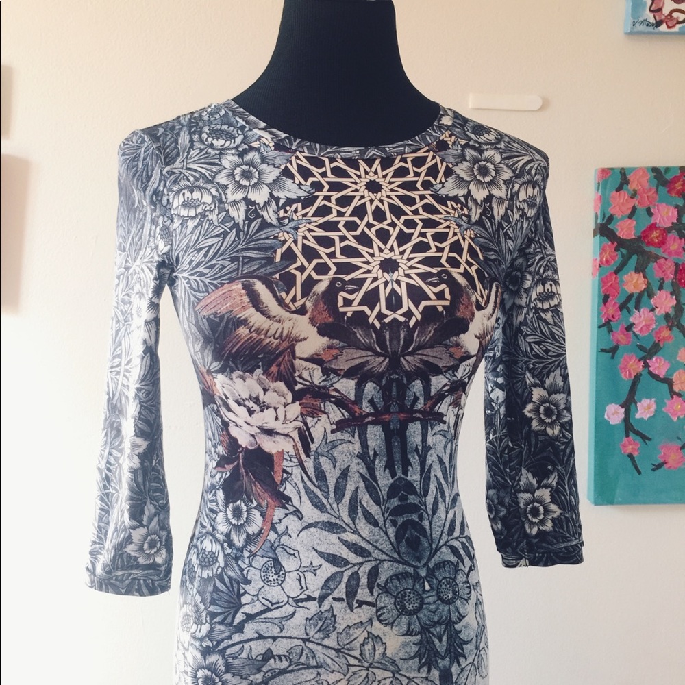 Top shop bird dress